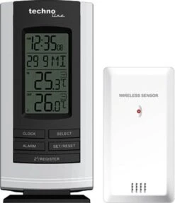 Technoline WS 9180 - Silber-Schwarz