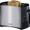 Toaster 3419 - Edelstahl-Schwarz -Haushaltsgerätegeschäft 0768486