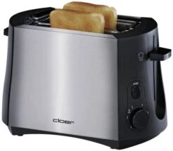 Toaster 3419 - Edelstahl-Schwarz
