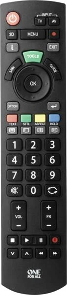 ONE FOR ALL URC1914 Ersatzfernbedienung PANASONIC - Schwarz