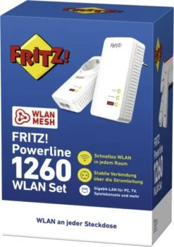 FRITZ!Powerline 1260 WLAN Set 9 FRITZ!Powerline 1260 WLAN Set -Haushaltsgerätegeschäft 1166713 bild3 20220513 083827