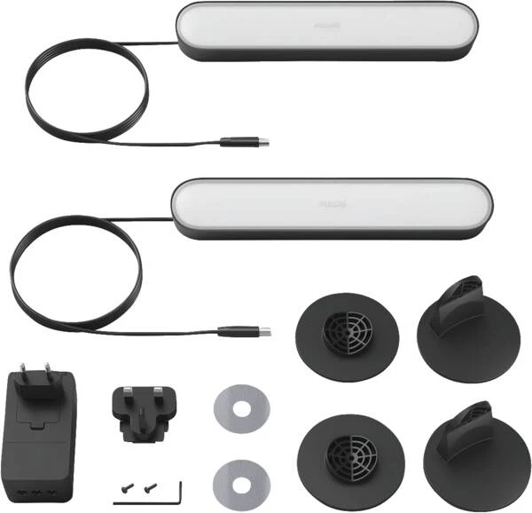 Philips Hue Play LED Tischleuchte, WACA, Doppelpack - Schwarz 4 Philips Hue Play LED Tischleuchte, WACA, Doppelpack - Schwarz – Bild 2