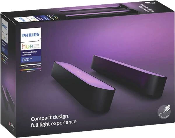 Philips Hue Play LED Tischleuchte, WACA, Doppelpack - Schwarz 8 Philips Hue Play LED Tischleuchte, WACA, Doppelpack - Schwarz – Bild 6