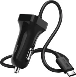 HAMA 183243 KFZ-LADEGERA„T, USB TYPE-C, 2,4 A - Schwarz