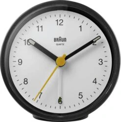 BC12BW Quarzwecker - Schwarz-Weiss