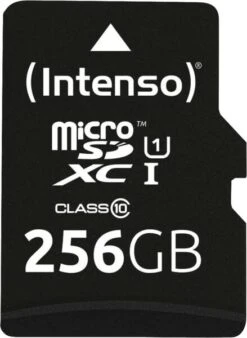 Intenso Micro SDXC Karte 256GB UHS-I Premium Mit Adapter