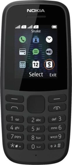 NOKIA 105 (2019) Dual SIM - Schwarz