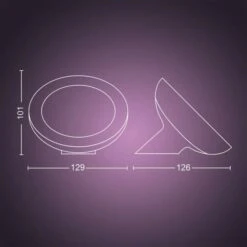 Philips Hue White & Col. Amb. Bloom Tischleuchte - Schwarz -Haushaltsgerätegeschäft 1300488 bild4 20200707 100020