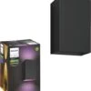 Philips Hue WACA Resonate Outdoor Wandleuchte - Schwarz