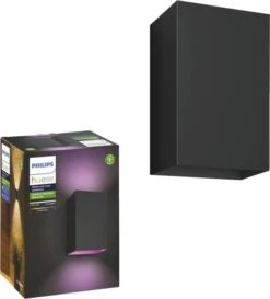 Philips Hue WACA Resonate Outdoor Wandleuchte - Schwarz