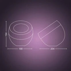 Philips Hue White & Col. Amb. Iris Tischleuchte - Weiss 9 Philips Hue White & Col. Amb. Iris Tischleuchte - Weiss -Haushaltsgerätegeschäft 1300667 bild5 20200923 154839