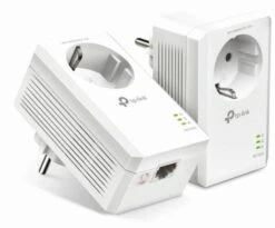 TP-Link TL-PA7017P KIT AV1000 Gigabit Passthrough Powerline Starter - Weiss
