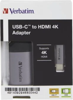 Verbatim USB-C Auf HDMI 4K Adapter 0,1m - USB 3.1 5 Verbatim USB-C Auf HDMI 4K Adapter 0,1m - USB 3.1 -Haushaltsgerätegeschäft 1323572 bild2 20201125 144942