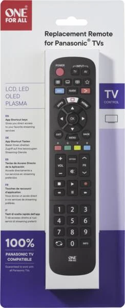 ONE FOR ALL URC4914 - Ersatzfernbedienung Panasonic 2.0 5 ONE FOR ALL URC4914 - Ersatzfernbedienung Panasonic 2.0 – Bild 3