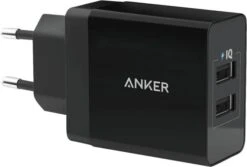 Anker 24W Wall Charger 2-Port EU - Schwarz