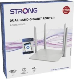 Strong Dual Band Gigabit Router 1200S - Weiss -Haushaltsgerätegeschäft 1351069 bild3 20210907 181246