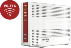 FRITZ!Box 6690 Cable - Weiss-Rot