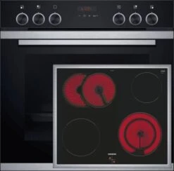 Siemens MKP2KC60 (HE273ABS0+EA64RGNA1E+HZ538000 Clip-Auszug) - Schwarz-Edelstahl