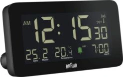 BC10B Funkwecker - Schwarz