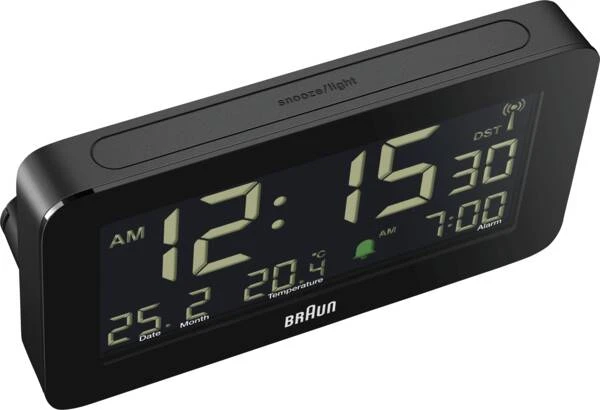 BC10B Funkwecker - Schwarz 6 BC10B Funkwecker - Schwarz – Bild 4
