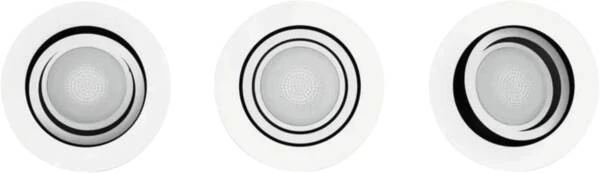 Philips Hue Centura Einbauspot 3-er - Aluminium 6 Philips Hue Centura Einbauspot 3-er - Aluminium – Bild 4