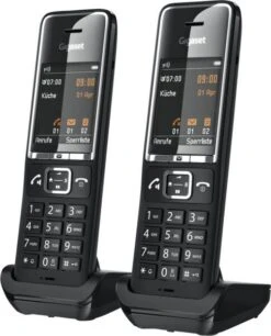 Gigaset COMFORT 550HX Duo - Black-Chrome