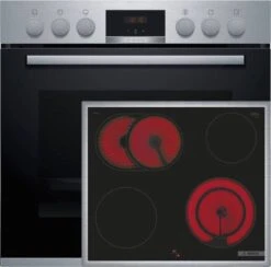 Bosch HND411LS62 (HEA513BS2+NKN645GA2E) - Edelstahl-Schwarz