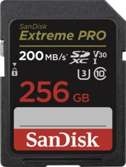 SanDisk Extreme Pro SDXC 256GB 200MB/s UHS-I