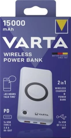 Varta Wireless Power Bank 15000 -Haushaltsgerätegeschäft 1388229 bild3 20220914 155552
