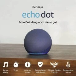 Amazon Echo Dot (5. Gen.) - Tiefseeblau -Haushaltsgerätegeschäft 1391098 bild3 20221130 132727