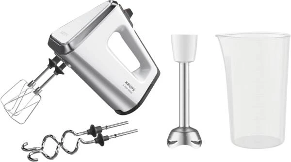 Krups GN9121 3 Mix 9000 - Weiss-Silber 3 Krups GN9121 3 Mix 9000 - Weiss-Silber