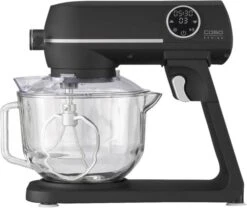 Caso KM 1800 Black Küchenmaschine Mit Glasschüssel - Schwarz