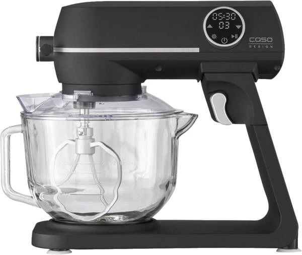 Caso KM 1800 Black Küchenmaschine Mit Glasschüssel - Schwarz 3 Caso KM 1800 Black Küchenmaschine Mit Glasschüssel - Schwarz
