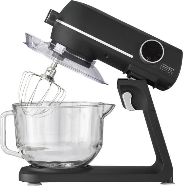 Caso KM 1800 Black Küchenmaschine Mit Glasschüssel - Schwarz 4 Caso KM 1800 Black Küchenmaschine Mit Glasschüssel - Schwarz – Bild 2