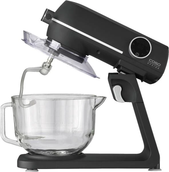 Caso KM 1800 Black Küchenmaschine Mit Glasschüssel - Schwarz 5 Caso KM 1800 Black Küchenmaschine Mit Glasschüssel - Schwarz – Bild 3
