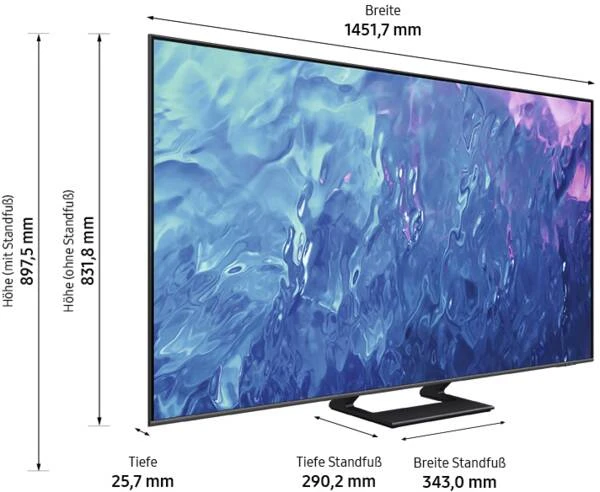 Samsung GQ65Q72CATXZG - Titangrau 7 Samsung GQ65Q72CATXZG - Titangrau – Bild 5