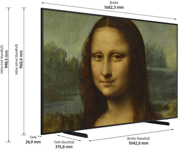 Samsung GQ75LS03BGUXZG The Frame - Schwarz 7 Samsung GQ75LS03BGUXZG The Frame - Schwarz – Bild 5