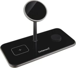 Intenso 3in1 Magnetic Wireless Charger MB13 - Schwarz -Haushaltsgerätegeschäft 1406118 bild2 20230314 143234
