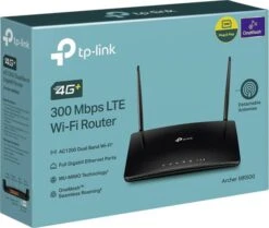 TP-Link Archer MR500 4G+ Cat6 AC1200 WLAN Dual Band Gigabit Router - Schwarz -Haushaltsgerätegeschäft 1408974 bild6 20230404 123813