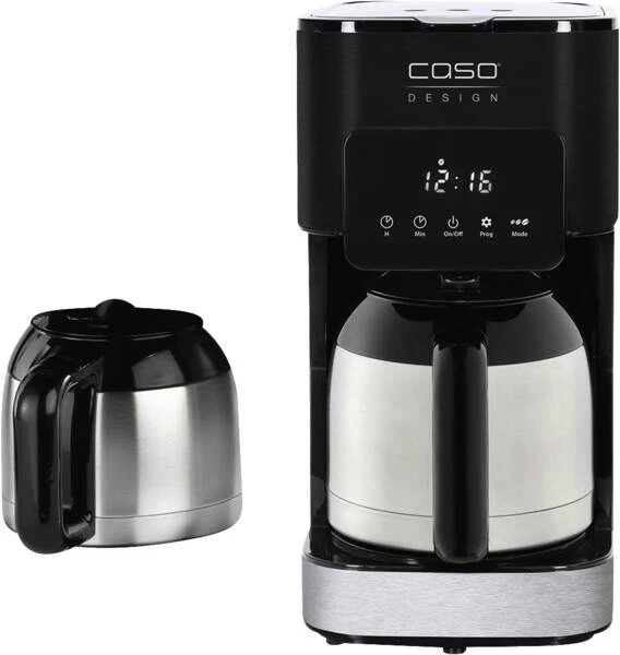 Caso Coffee Taste&Style Duo Thermo - Edelstahl-Schwarz 3 Caso Coffee Taste&Style Duo Thermo - Edelstahl-Schwarz